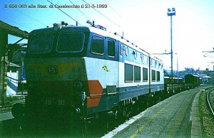 Una E656 a Casalecchio, il 21 marzo 1999