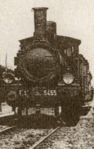 Locomotiva F.S. 5455 proveniente da Rimini - Anno 1913